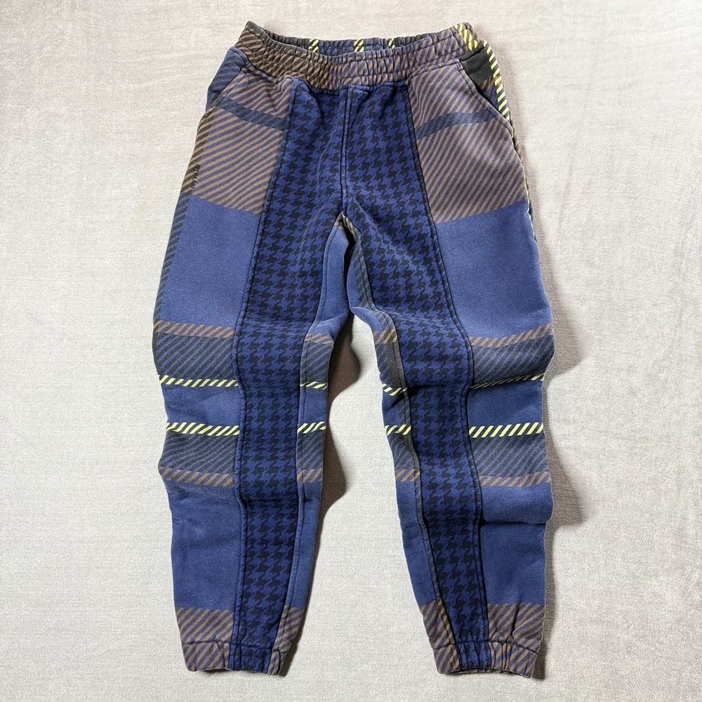 Adidas IVY PARK Allover Print Sweatpants Unisex Youth Large‎ Dark Blue /Brown
